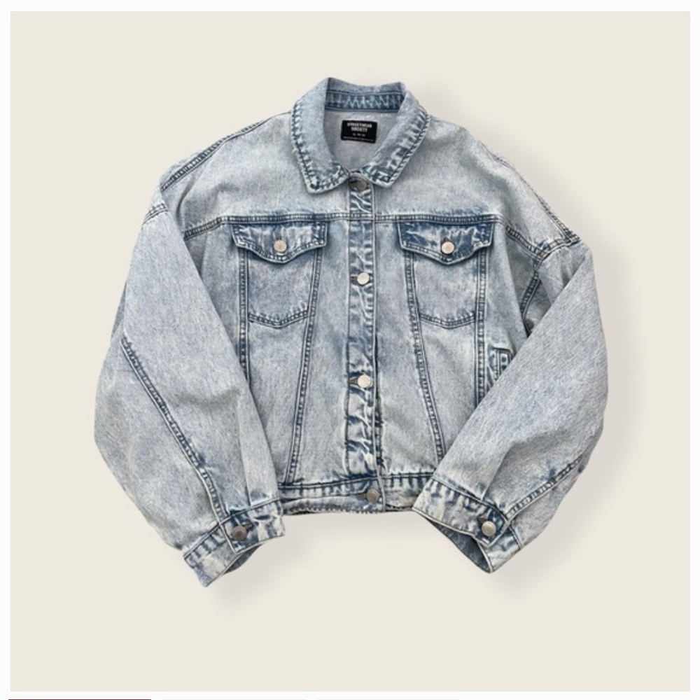 Streetwear Society Denim Jacket SZ XL